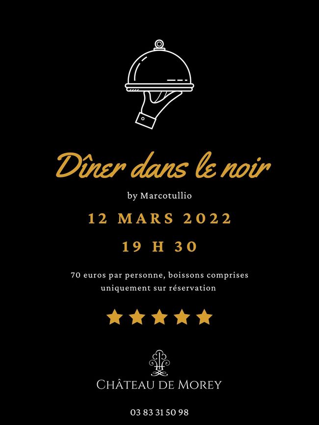 Dîner dans le noir 6ème Edition 💡 🍽 Dîner dans le noir 6ème Edition 💡 🍽