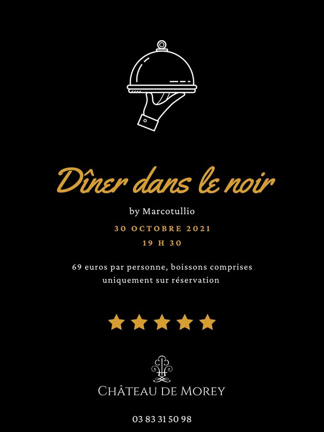Dîner dans le noir 5ème Edition 💡 🍽 Dîner dans le noir 5ème Edition 💡 🍽